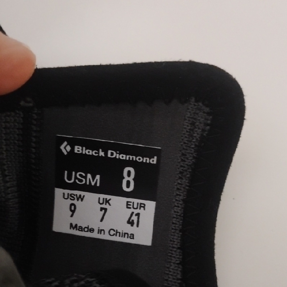 Black Diamond Climbing Shoes - Black and Gray - Picture 4 of 5